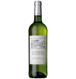 Вино "Chateau Flamand Bellevue" Blanc, Bordeaux AOC, 2017