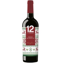 Вино "12 e Mezzo", Primitivo del Salento IGP, 2016, "New Year Design"