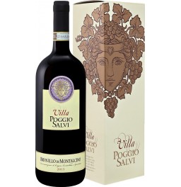 Вино Villa Poggio Salvi, Brunello di Montalcino, 2013, gift box, 1.5 л