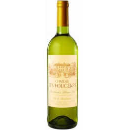 Вино "Chateau Les Fougeres" Blanc, Bordeaux AOC, 2017