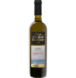 Вино "Золото Тамани" Белое полусладкое, 0.7 л