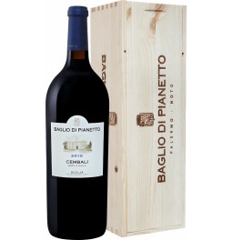 Вино Baglio di Pianetto, "Cembali", Sicilia IGT, 2010, wooden box, 1.5 л