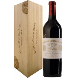 Вино Chateau Cheval Blanc, St-Emilion AOC 1-er Grand Cru Classe, 2011, wooden box
