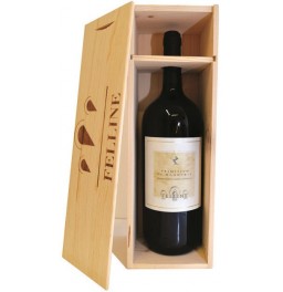 Вино Felline, Primitivo di Manduria DOC, 2017, wooden box, 1.5 л