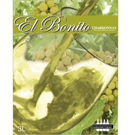 Вино "El Bonito" Chardonnay, 3 л