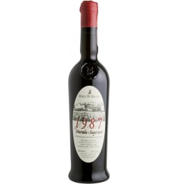 Вино Marco De Bartoli, Marsala Superiore Riserva DOC, 1987, 0.5 л