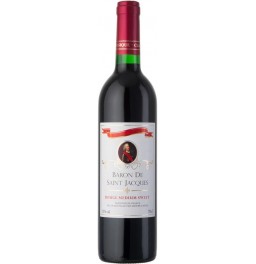 Вино Castel Groupe, "Baron De Saint Jacgues" Rouge Medium Sweet, 0.7 л