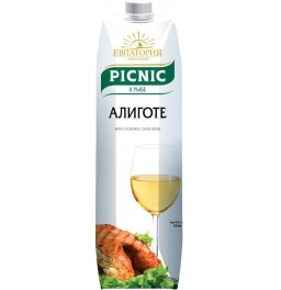 Вино "Picnic" Aligote, Tetra Pak, 1 л