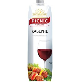 Вино "Picnic" Cabernet, Tetra Pak, 1 л