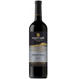 Вино "Крымское" Красное сухое, 0.7 л