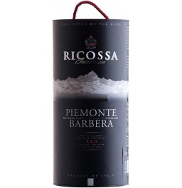 Вино "Ricossa" Barbera, Piemonte DOC, bag-in-tube, 3 л