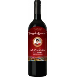 Вино "Дедушка Валико" Алазанская Долина, красное полусладкое