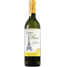 Вино Maison Bouey, "Lettres de France" Colombard-Chardonnay, Cotes de Gascogne IGP