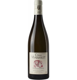 Вино Chateau de Marjolet, Cotes du Rhone AOC Blanc, 2016, 375 мл