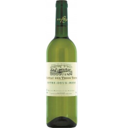 Вино "Chateau des Trois Tours" Blanc, Entre-Deux-Mers AOC, 2015