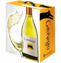 Вино "Gato Negro" Chardonnay, 2017, bag-in-box, 3 л
