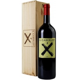 Вино "Il Caberlot", Toscana IGT, 2013, wooden box, 1.5 л