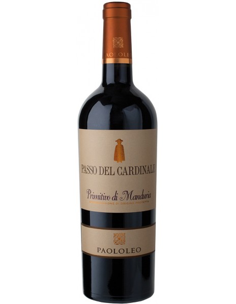 Вино Paolo Leo, "Passo del Cardinale", Primitivo di Manduria DOC