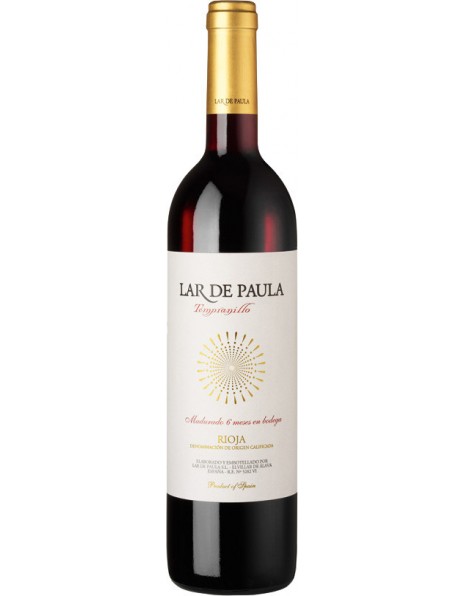 Вино Lar de Paula, Tempranillo, 2016