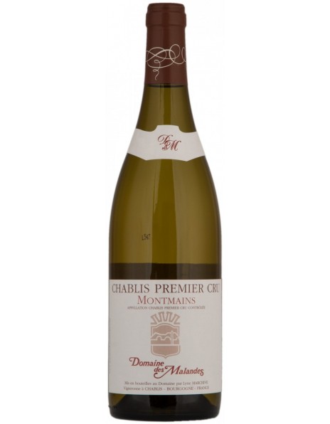Вино Domaine des Malandes, Chablis Premier Cru "Montmains" AOC, 2017