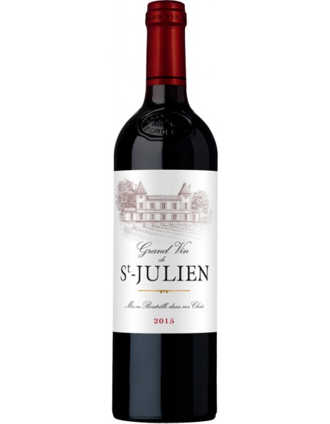 Вино Ginestet, Grand Vin de Saint-Julien AOC, 2015