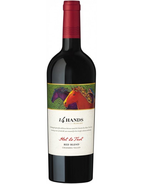 Вино 14 Hands, "Hot to Trot" Red Blend, 2015