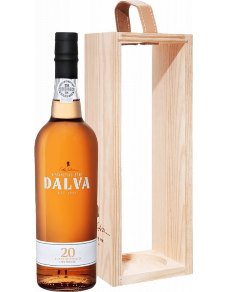 Портвейн "Dalva" 20 Years Old Dry White, gift box