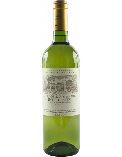 Вино La Guyennoise, "Le Clos du Manoir" Bordeaux AOC Blanc
