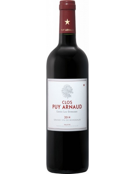 Вино Clos Puy Arnaud, "Cuvee Les Ormeaux", Cotes de Bordeaux AOC, 2014