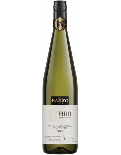 Вино Hardys, "HRB" Pinot Gris, 2014