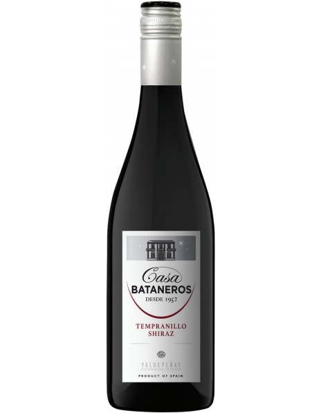 Вино "Casa Bataneros" Tempranillo Shiraz, Valdepenas DO