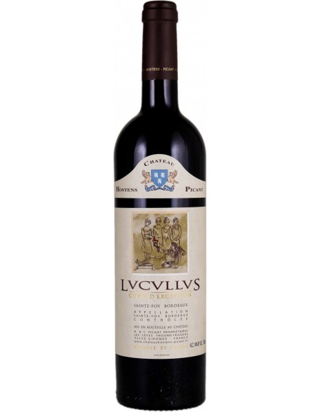 Вино Chateau Hostens-Picant, "Lucullus" Cuvee d'Exception, Sainte-Foy Bordeaux AOC, 2014