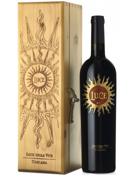Вино "Luce", 2015, wooden box
