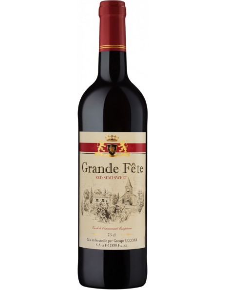 Вино "Grande Fete" Red Semi-Sweet