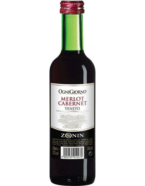 Вино Zonin OgniGiorno Merlot-Cabernet, 250 мл
