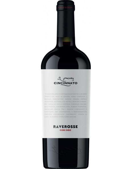 Вино Cincinnato, "Raverosse" Cori DOC