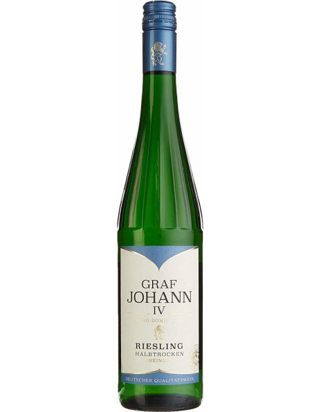 Вино "Graf Johann IV" Riesling Halbtrocken, Rheingau, 2017
