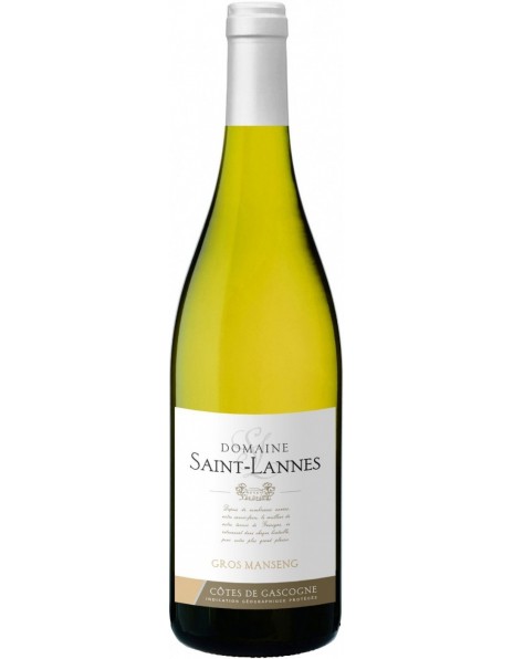 Вино Domaine Saint-Lannes, Gros Manseng, Cotes de Gascogne IGP, 2017