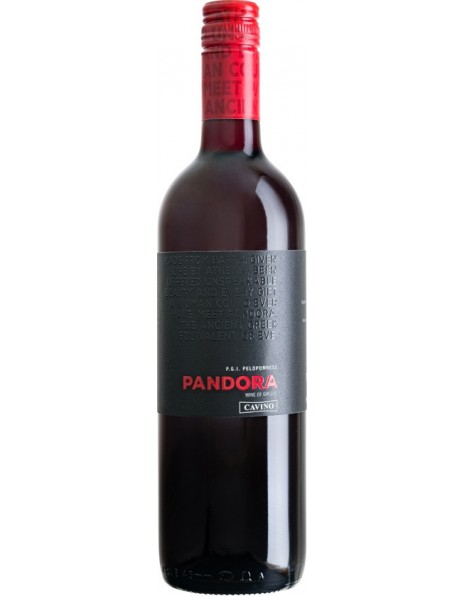 Вино Cavino, "Pandora" Red, Peloponnese PGI, 2017