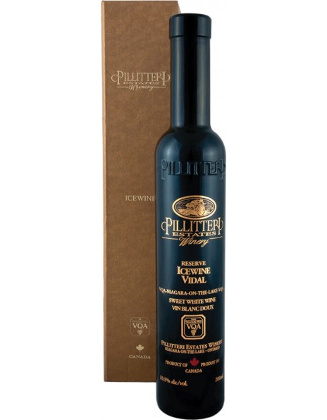 Вино Pillitteri, "Icewine" Vidal Reserve, 2015, gift box, 375 мл