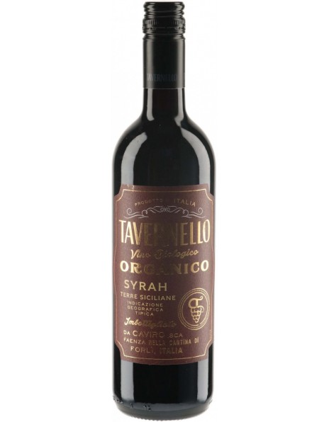 Вино "Tavernello" Organico Syrah, Terre Siciliane IGT, 2017