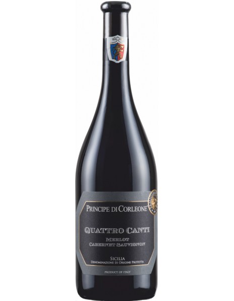 Вино Principe di Corleone, "Quattro Canti" Merlot-Cabernet Sauvignon, Sicilia DOP