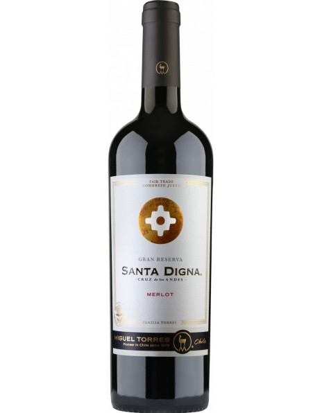 Вино Torres, "Santa Digna" Gran Reserva Merlot, 2017