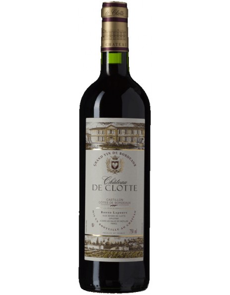 Вино Chateau de Clotte, Castillon Cotes de Bordeaux AOC, 2014