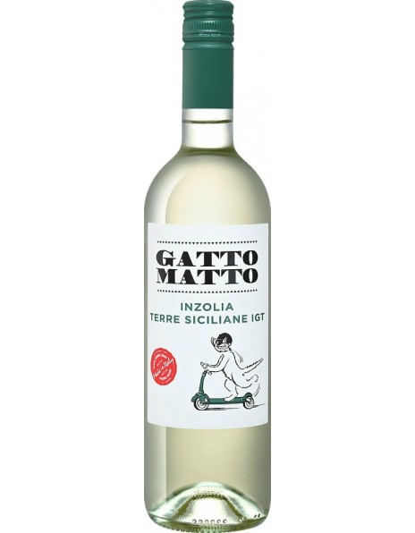 Вино Villa degli Olmi, "Gatto Matto" Inzolia, Terre Siciliane IGT, 2017