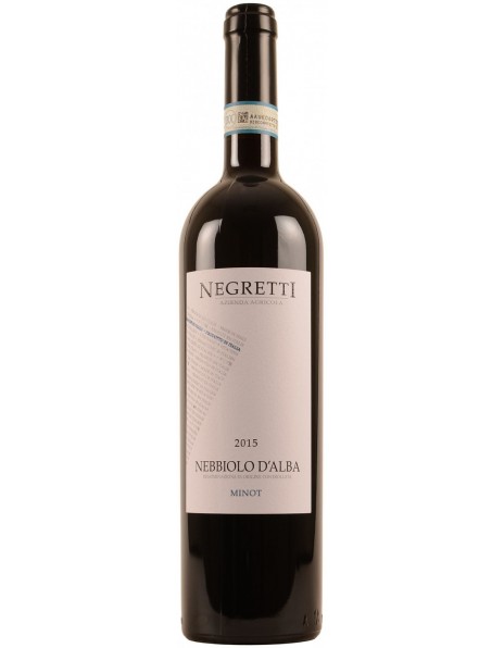 Вино Negretti, "Minot", Nebbiolo d'Alba DOC, 2015