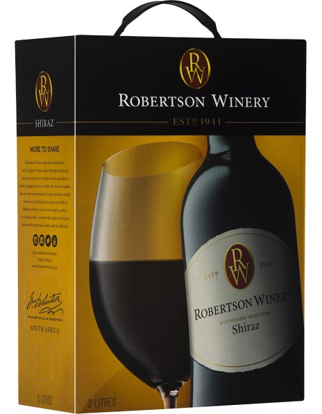 Вино Robertson Winery, Shiraz, 2017, bag-in-box, 3 л
