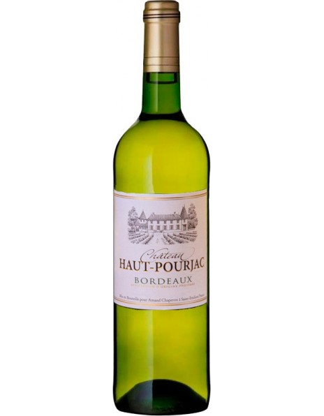 Вино "Chateau Haut-Pourjac" Blanc, Bordeaux AOC, 2015