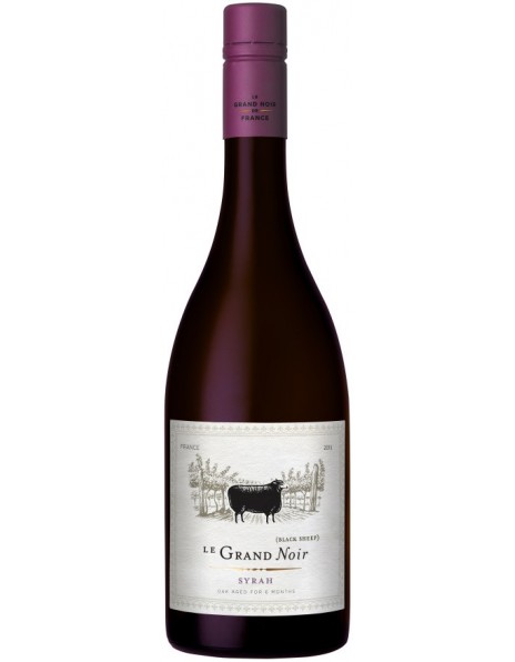 Вино "Le Grand Noir" Syrah, Pays d'Oc IGP, 2018