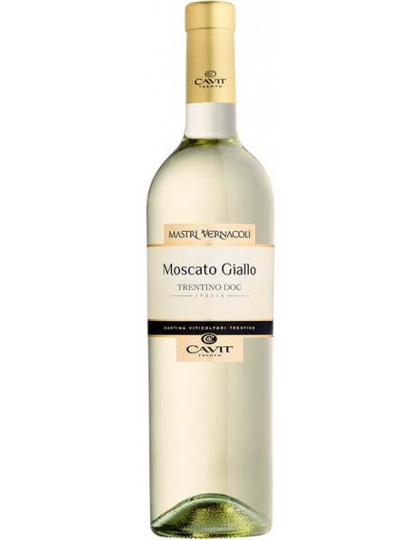 Вино "Mastri Vernacoli" Moscato Giallo, Trentino DOC, 2018